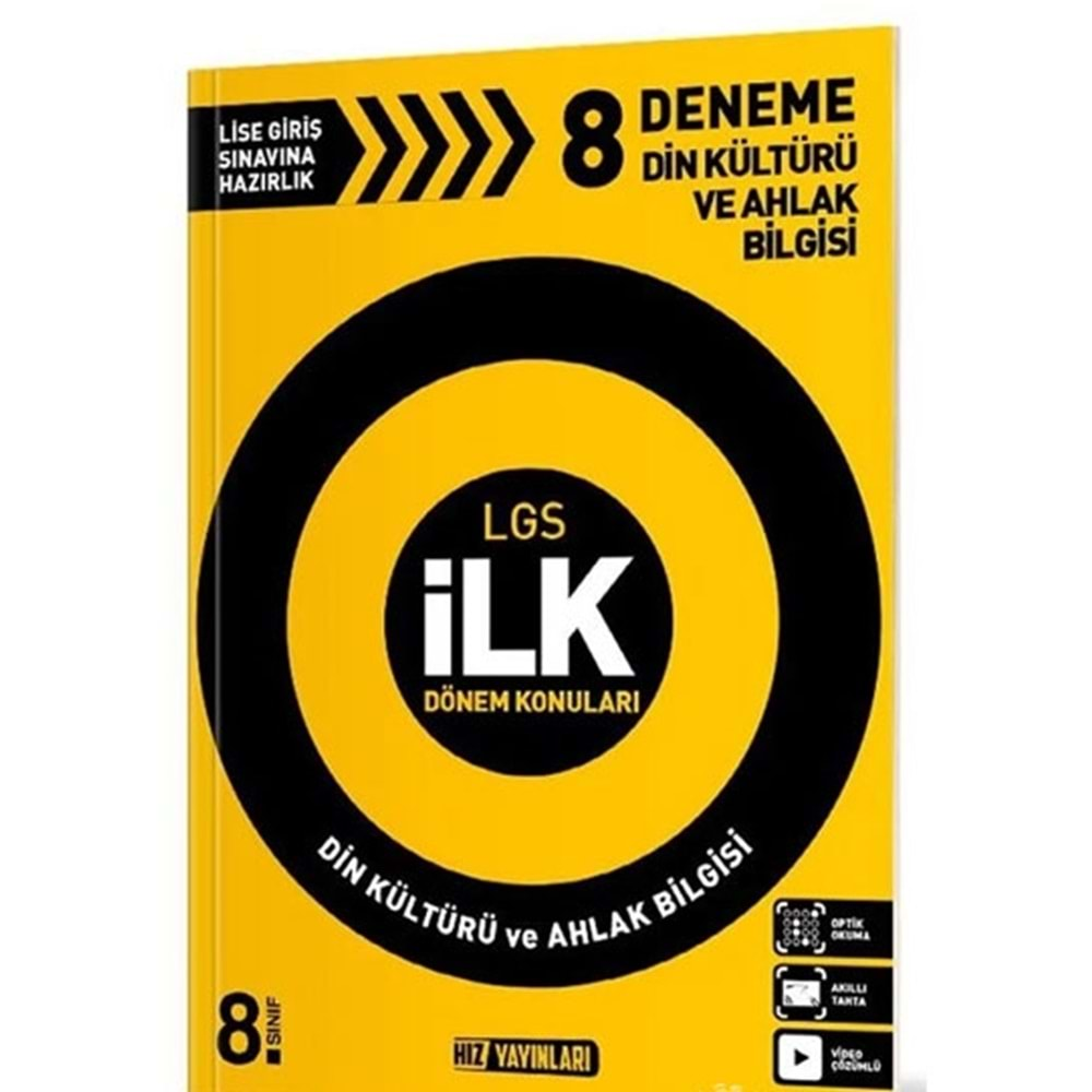 8 hız din kültürüİLK DÖNEM DENEMELERİ