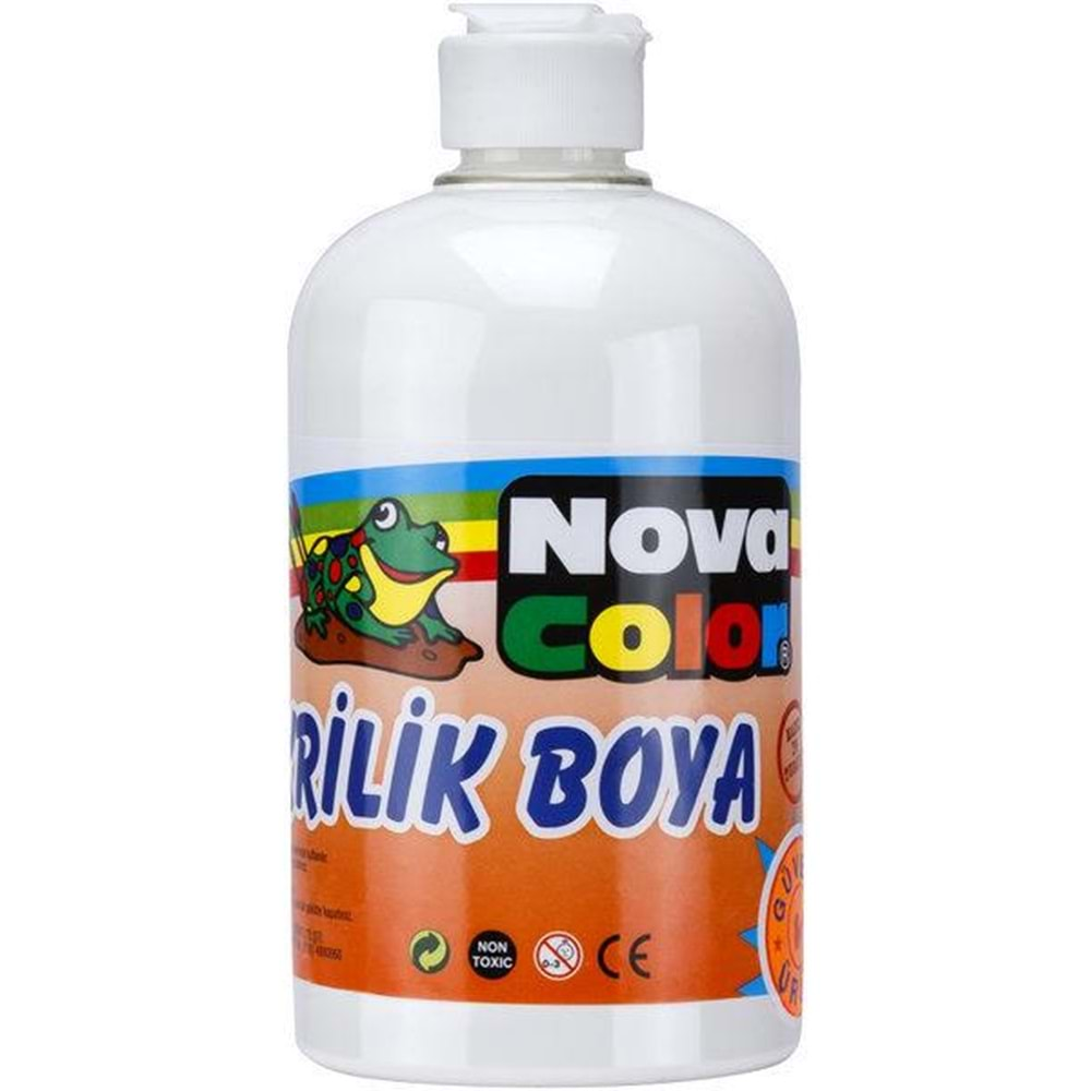 NOVACOLOR AKRİLİK BOYA 500GR BEYAZ