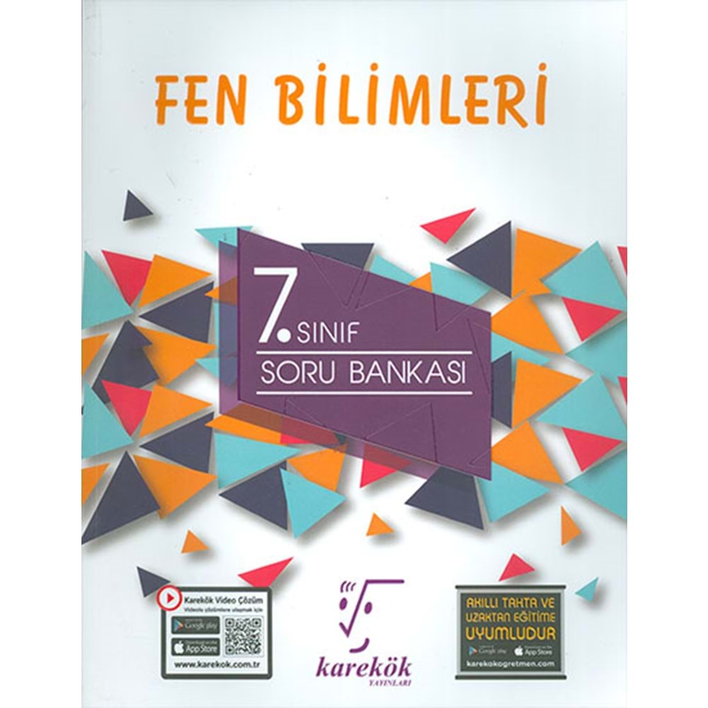 7. Sınıf Fen Bilimleri Soru Bankası Karekök Yayınları