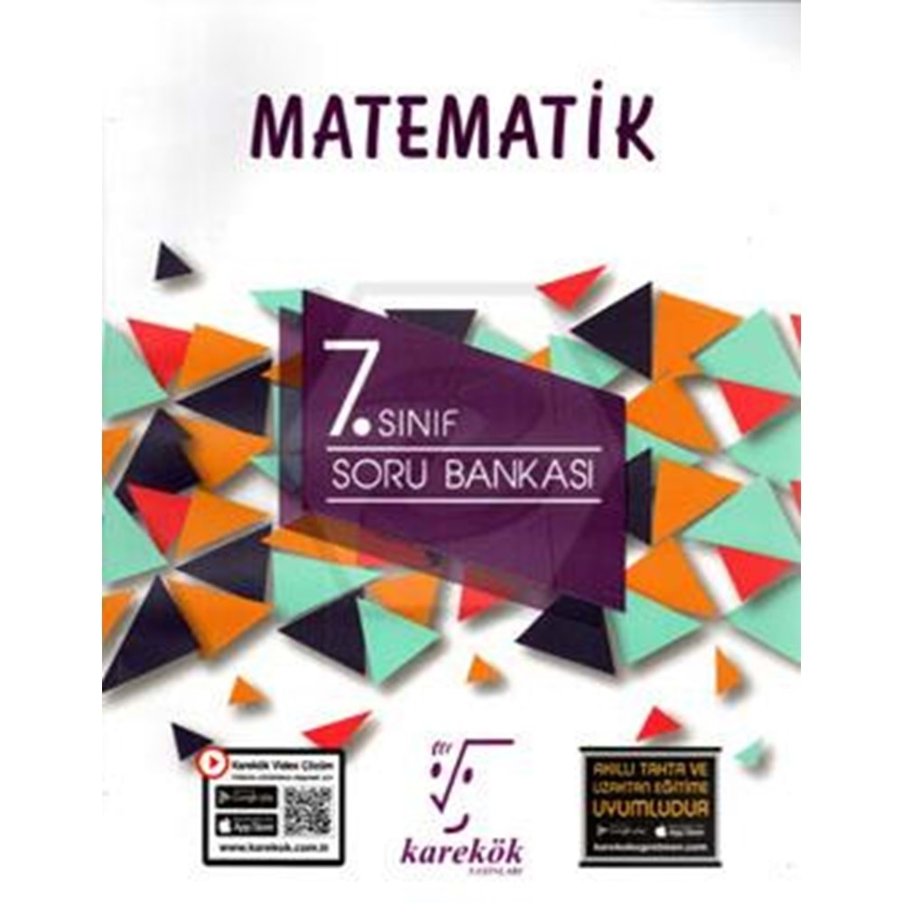 7. Sınıf Matematik Soru Bankası Karekök Yayınları