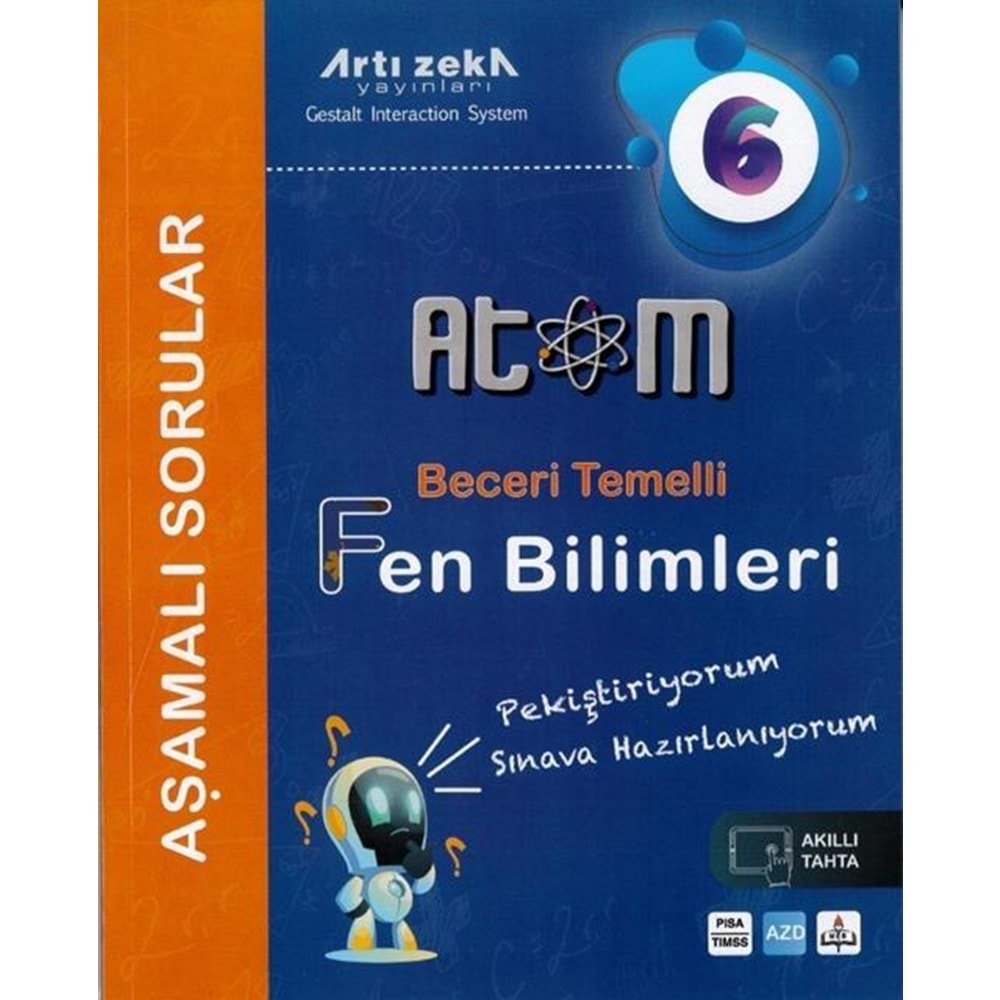 6 SINIF ATOM FEN BİLİMLERİ AŞAMALI SORU BANKASI