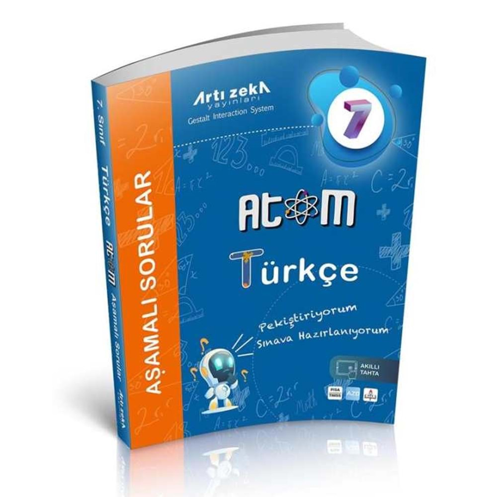 7 SINIF ATOM TÜRKÇE AŞAMALI SORU BANKASI