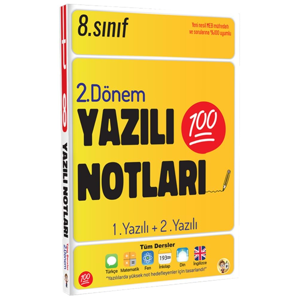 8. Sınıf Yazılı Notları 2. Dönem 1 ve 2. Yazılı