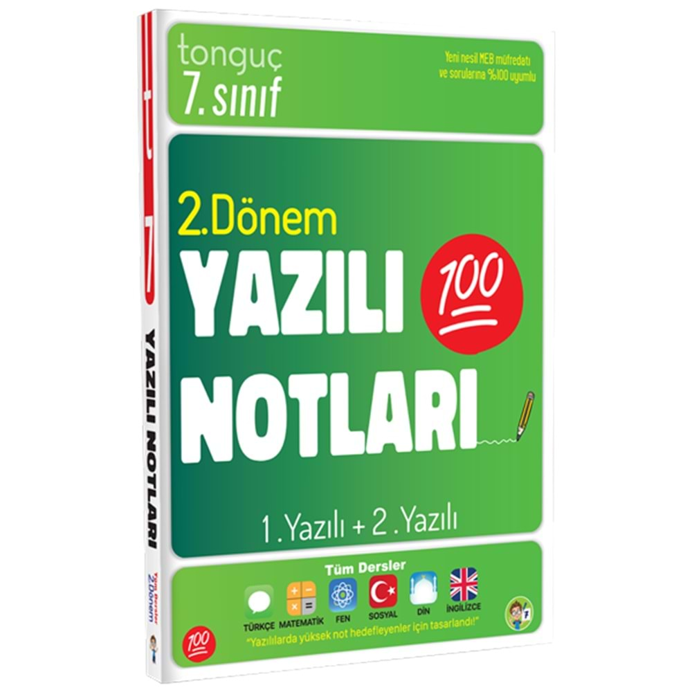 7. Sınıf Yazılı Notları 2. Dönem 1 ve 2. Yazılı