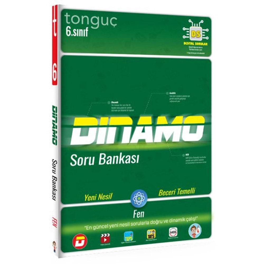 6. Sınıf Fen Bilimleri Dinamo Soru Bankası Tonguç Akademi