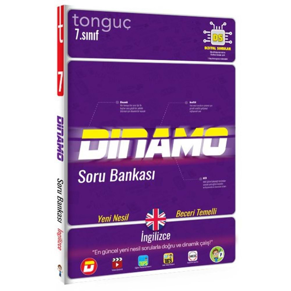 7. Sınıf İngilizce Dinamo Soru Bankası Tonguç Akademi