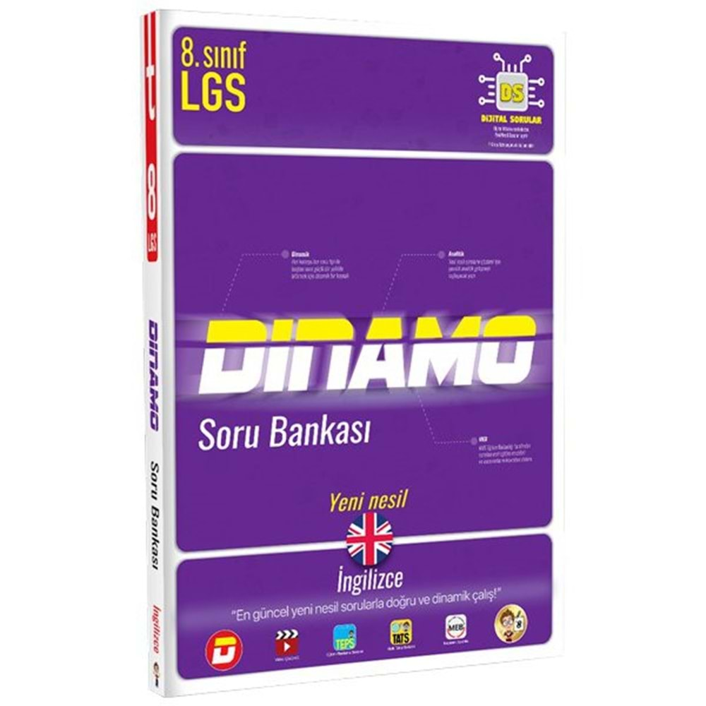 8. Sınıf LGS İngilizce Dinamo Soru Bankası Tonguç Akademi