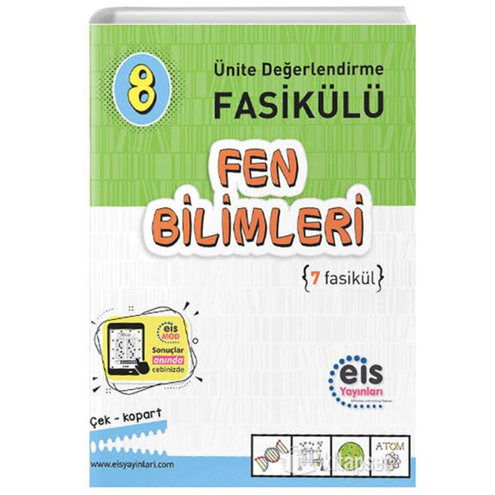 Eis Yayınları 8. Sınıf Ünite Değerlendirme Fasikülü Fen Bilimleri