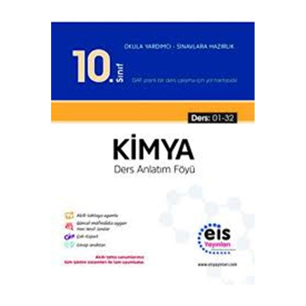 EİS 10. SINIF DAF KİMYA