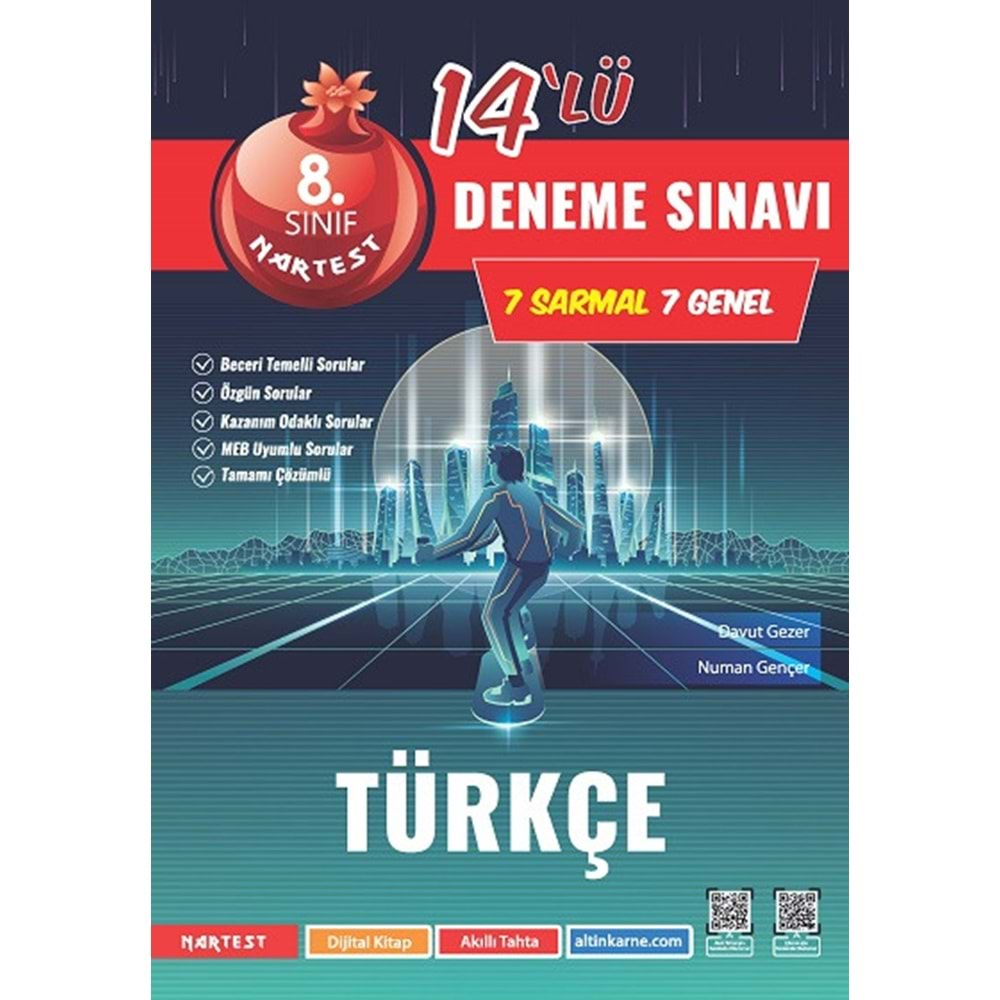 8. Sınıf Mod Türkçe 14 Deneme Sınavı