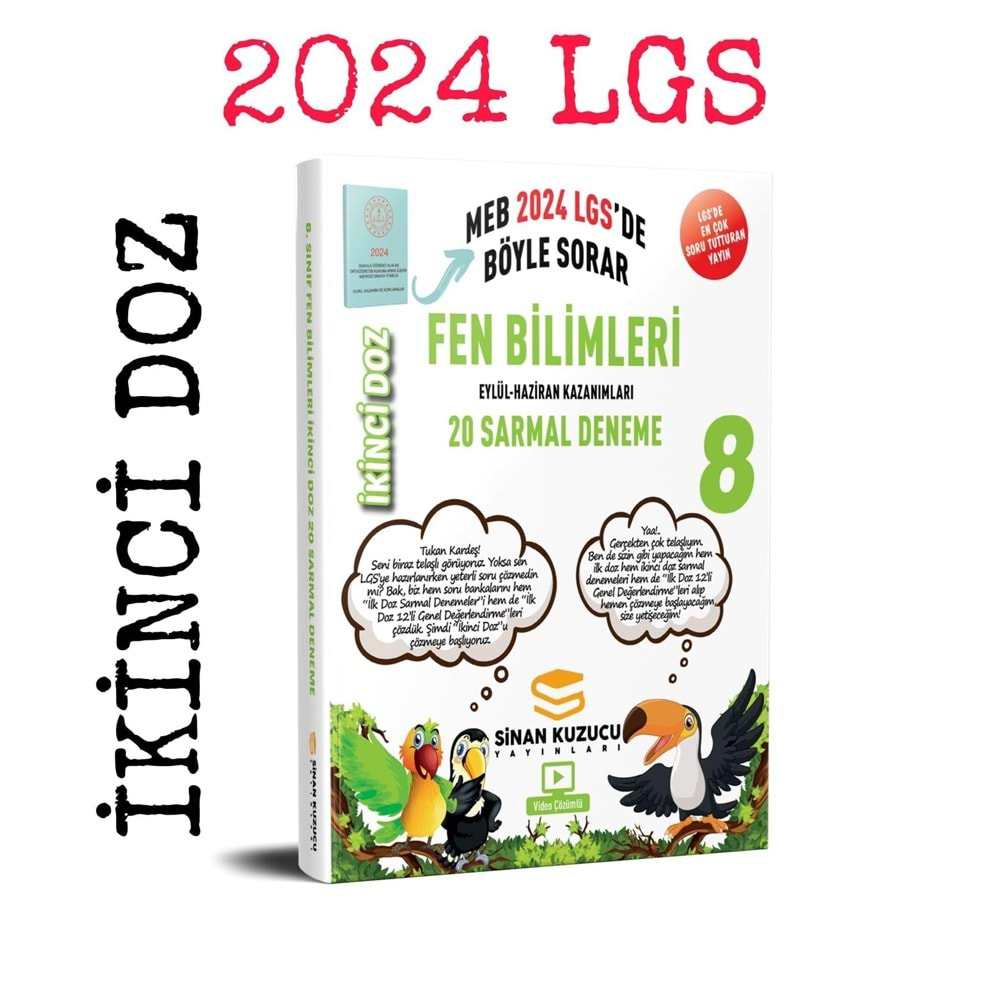 2024 LGS FEN BİLİMLERİ SARMAL BRANŞ DENEMESİ ( İKİNCİ DOZ )