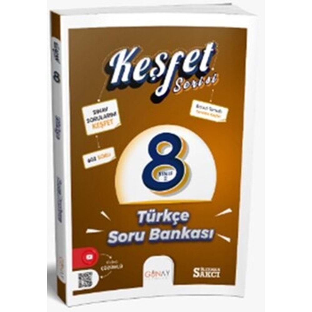 8 SINIF KEŞFET SERİSİ TÜRKÇE SORU BANKASI