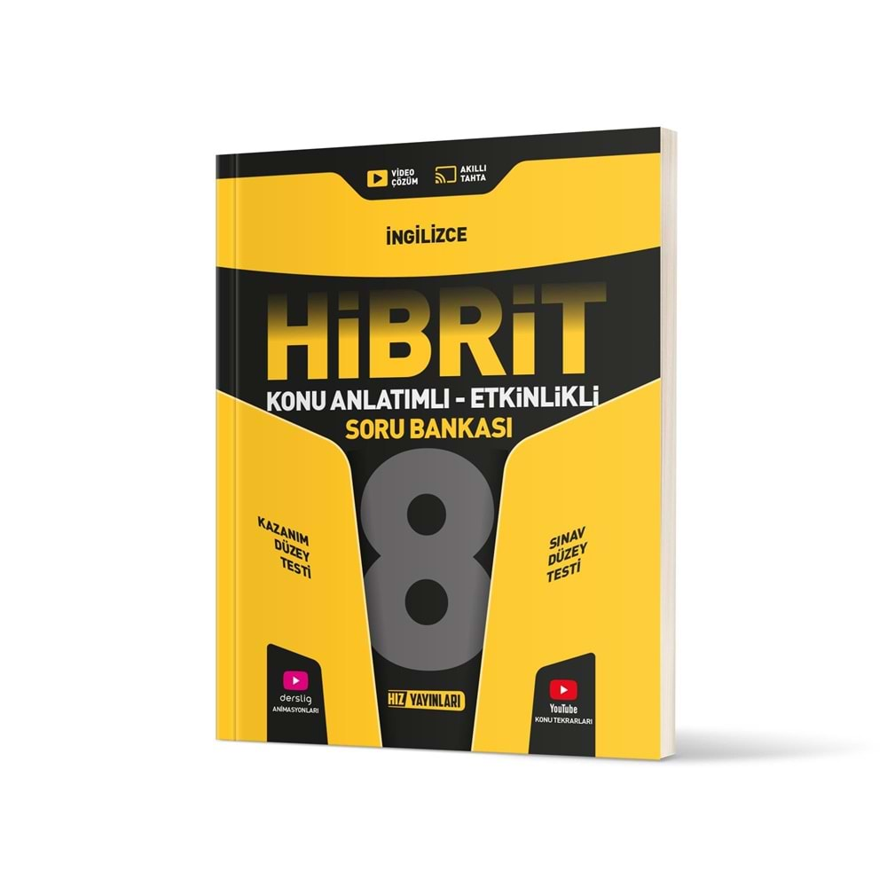 HIZ 8. SINIF HİBRİT İNGİLİZCE SORU BANKASI