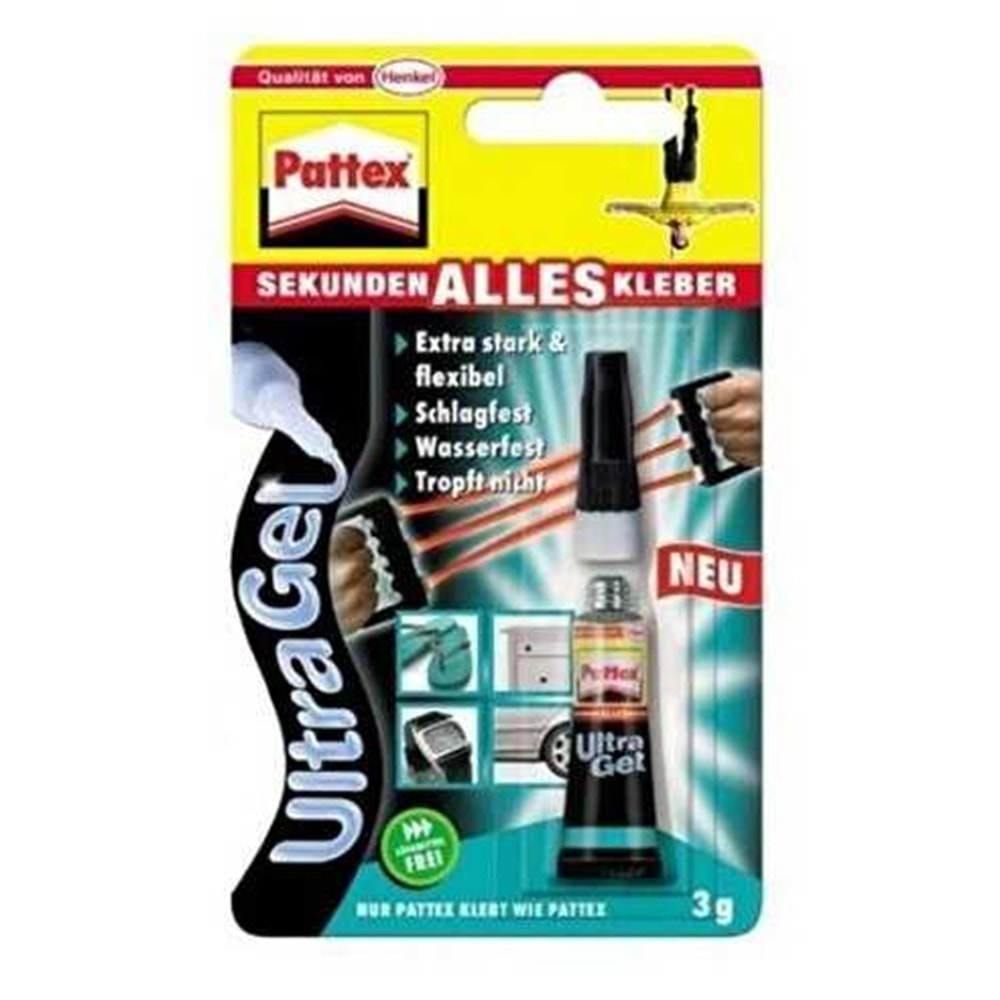 Pattex Ultra Gel Süper Japon 3g