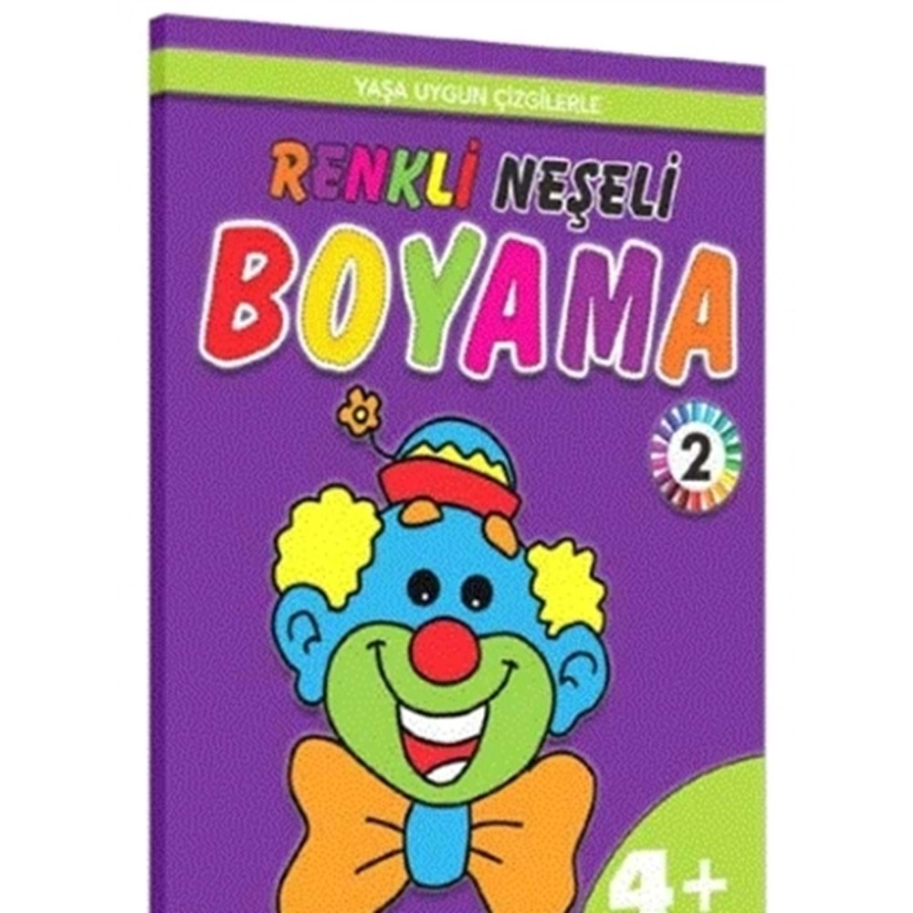 YUVA YAYINLARI NEŞELİ BOYAMA 4+ YAŞ