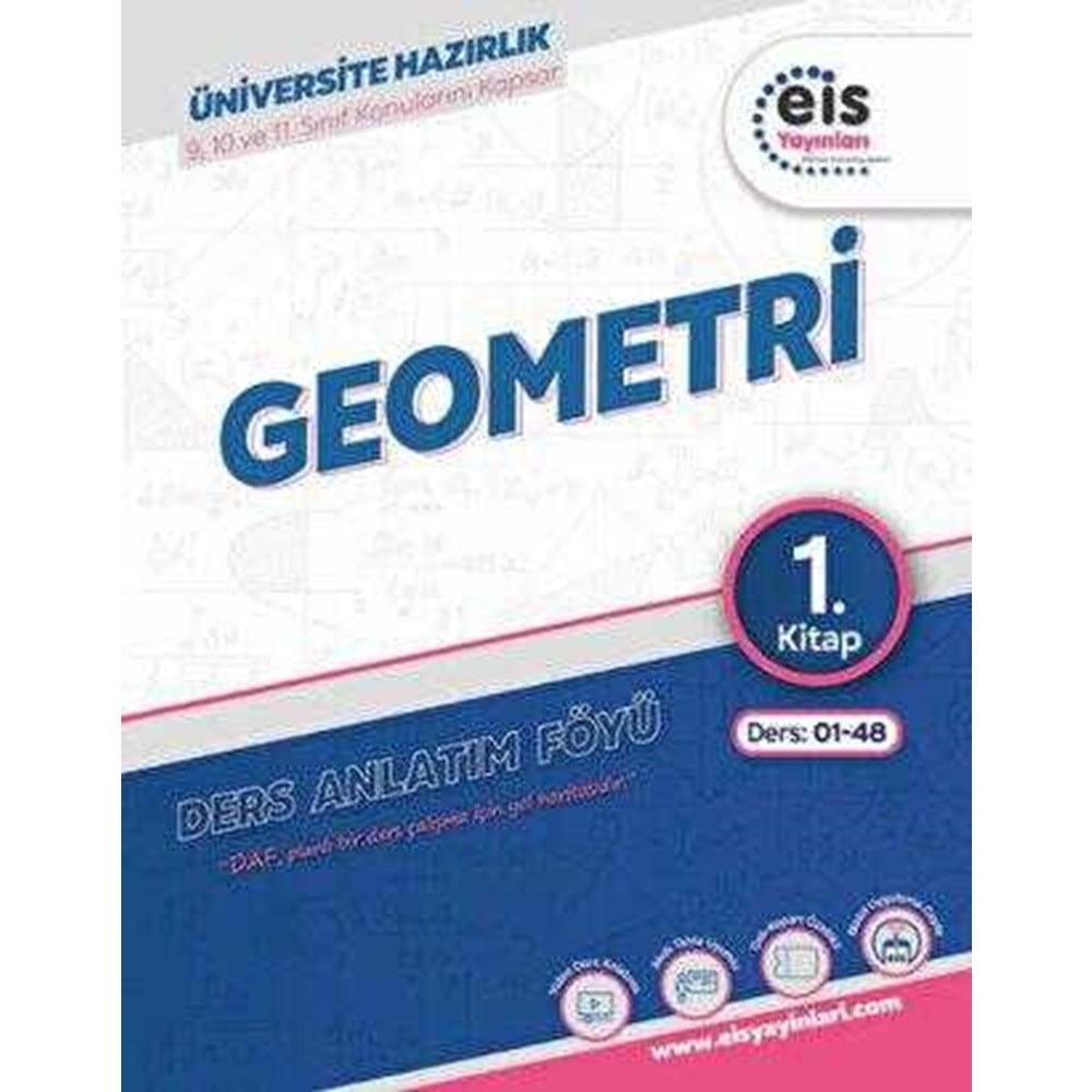 Eis Yayınları TYT AYT Geometri Ders Anlatım Föyü 1. Kitap