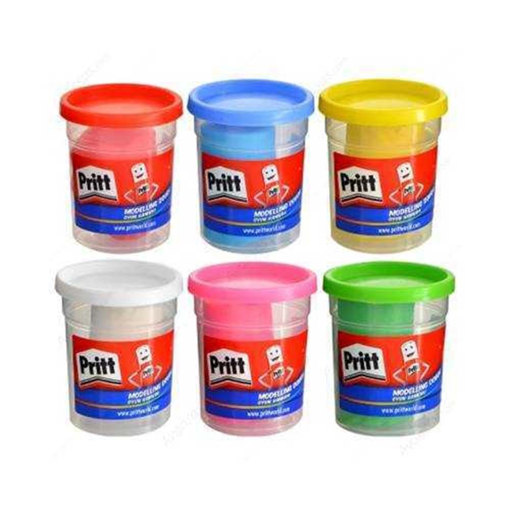 Pritt-Oyun Hamuru 6 Renk 100Gr