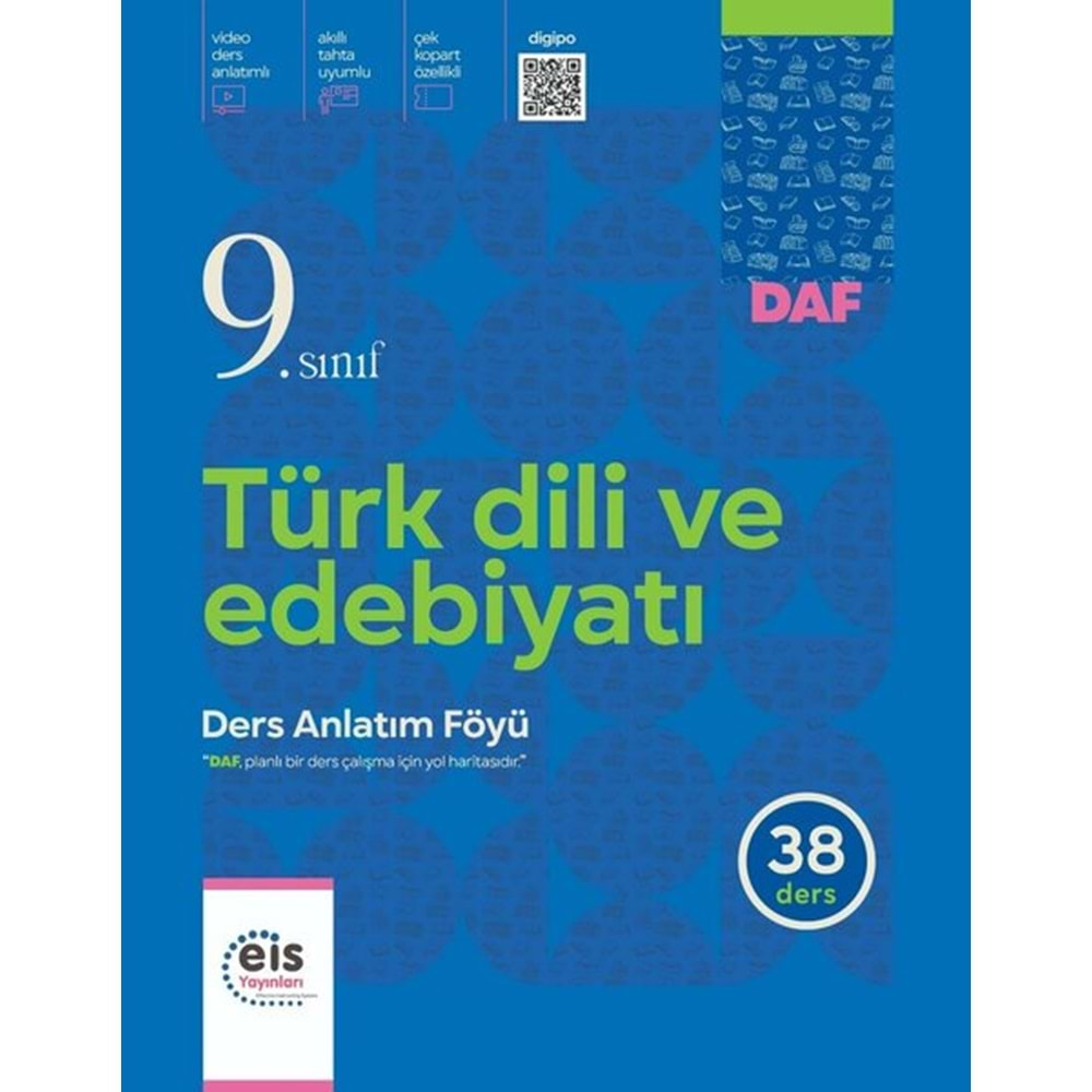 EIS - 9.Sınıf - DAF - Türk Dili ve Edebiyatı