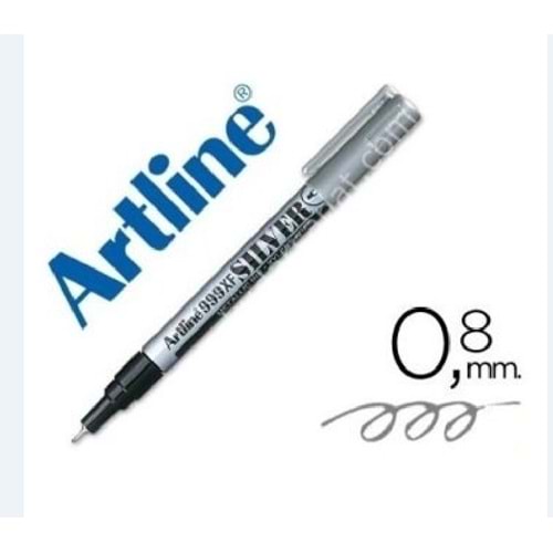 Artline Metalik Boyama Markörü 0,8mm 999XF Gümüş