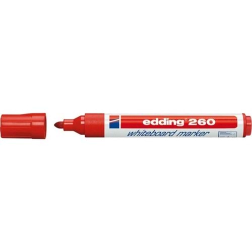 Edding 260 Beyaz Tahta Kalemi - Kırmızı