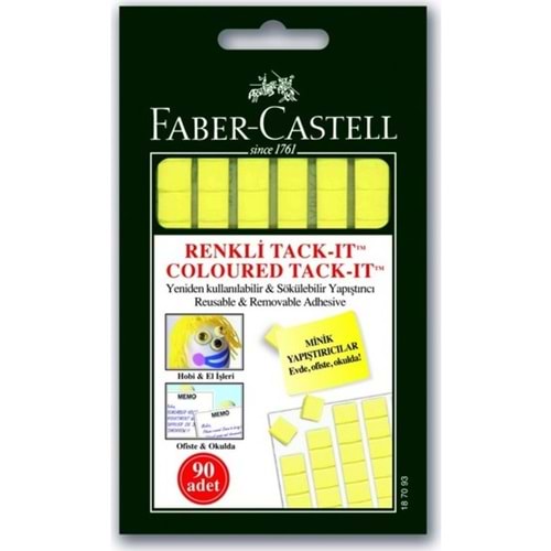 Faber-Castell Patafix Renkli Hamur Yapıştırıcı 90 Adet