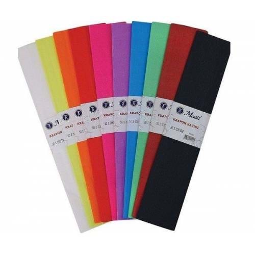 Masis Krapon Kağıdı Karışık 10 Renkli Paket