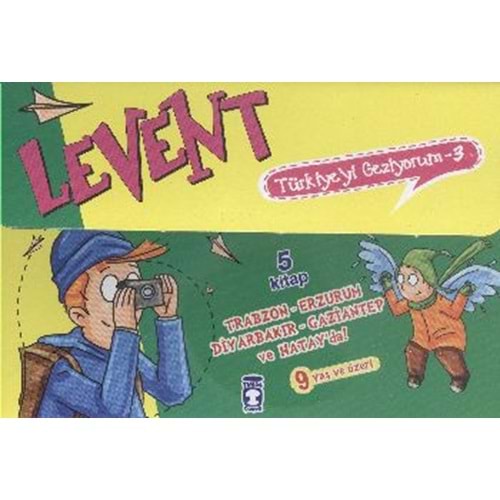 Levent Türkiye'yi Geziyorum 03 Set 5 Kitap Takım