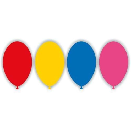 Vatan Balon Tek Renk 100 Lü