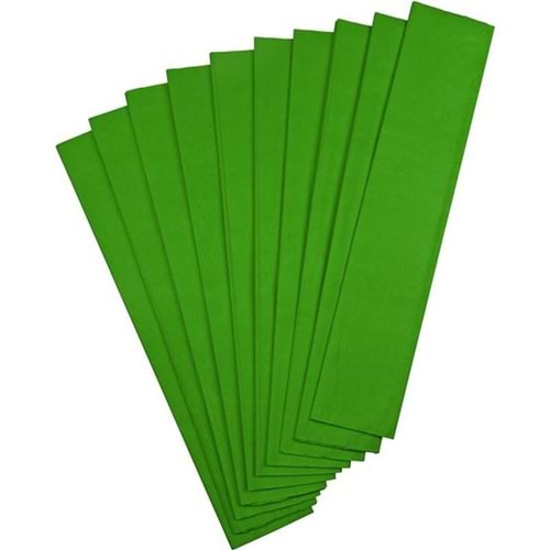 Novacolor Krapon Kağıdı F Yeşili 10 Lu