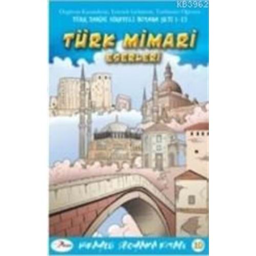 Türk Mimari Eserleri / Hikayeli Boyama Kitabı -10