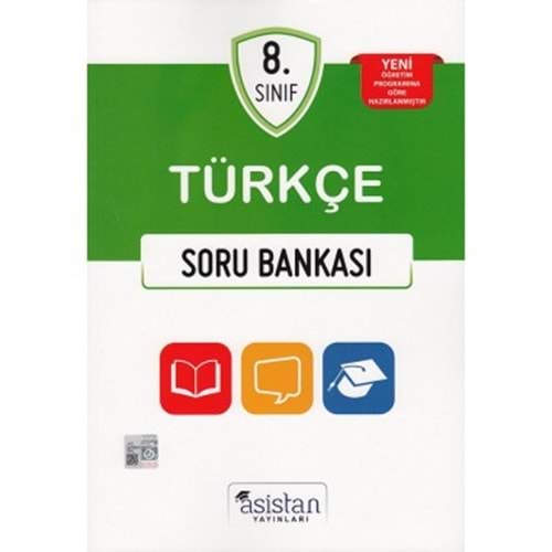 Asistan Yayınları 8. Sınıf Türkçe Soru Bankası