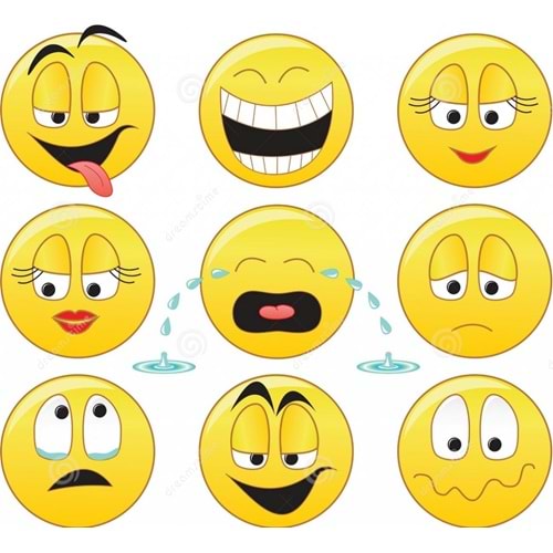 Gıpta Ders Programlı Okul Etiketi Blink Smiley
