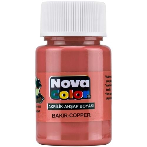 Nova Color Akrilik Boya Şişe 30cc Bakır
