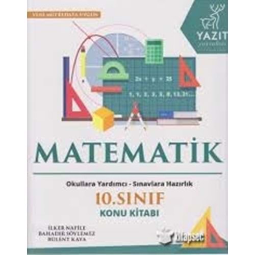 Yazıt 10. Sınıf Matematik Konu Kitabı-Yeni