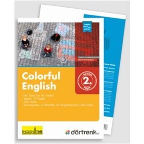 Dörtrenk 2.Sınıf Colorful English Set