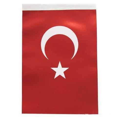 Türk Bayrağı 50x75 cm Özel Alpaka Kumaş Bayrak