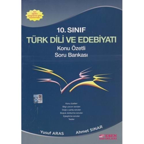 10.Sınıf Türk Dili ve Edebiyatı Konu Özetli Soru Bankası