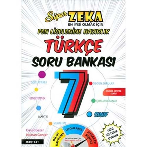 Nartest 7.Sınıf Süper Zeka Türkçe Soru Bankası