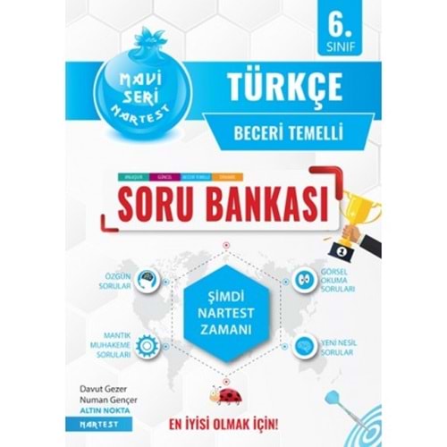 Nartest Mavi Seri 6.Sınıf Türkçe Beceri Temelli Soru Bankası