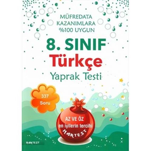 Nartest 8.Sınıf Türkçe Yaprak Testi