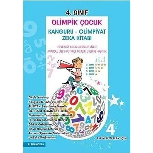 4.Sınıf Olimpik Çocuk Kanguru-Olimpiyat Zeka Kitabı