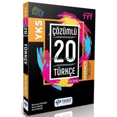 Yanıt Yayınları TYT Türkçe Çözümlü Çek Kopar 20 Denemesi