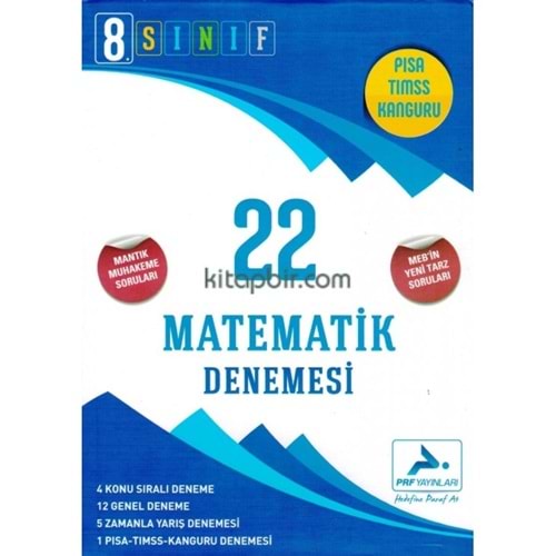 Prf 8. Sınıf Matematik 22 Denemesi