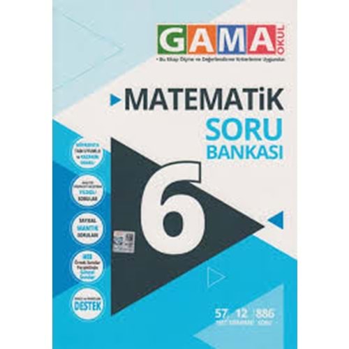 6.Sınıf Gama Matematik Soru Bankası