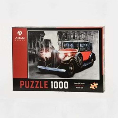 1000 Parça Puzzle ( Nostaljik Araba )