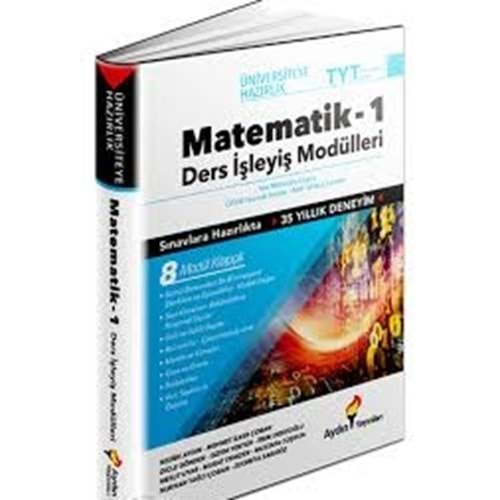 Üniversiteye Hazırlık TYT Matematik Ders İşleyiş Modülleri 1.Kitap