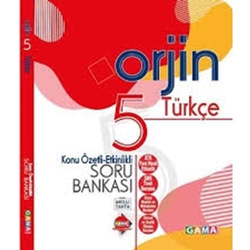 Orjin 5.Sınıf Türkçe Konu Özetli Soru Bankası