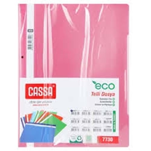 Cassa Eco Telli Dosya 50 Li Paket Pembe
