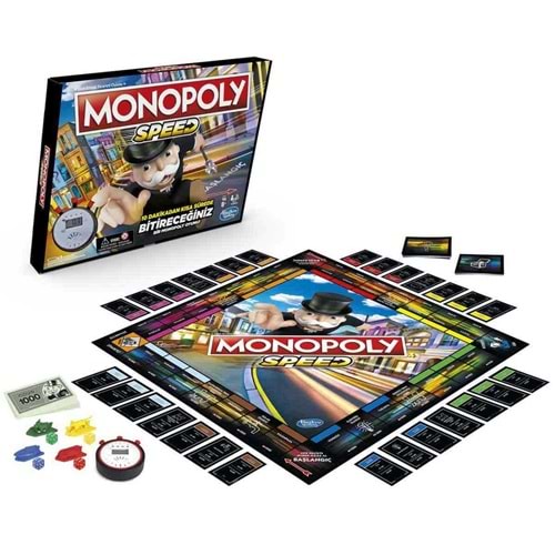 Lisanslı Hasbro Monopoly Speed