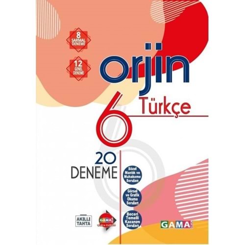 Orjin 6. Sınıf Türkçe 20 Deneme